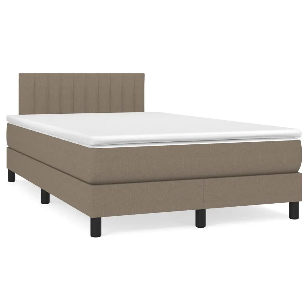 Giroletto a Molle con Materasso Tortora 120x190 cm in Tessutocod mxl 116001