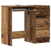Scrivania Legno Antico 90x45x76 cm in Legno Multistrato 861142