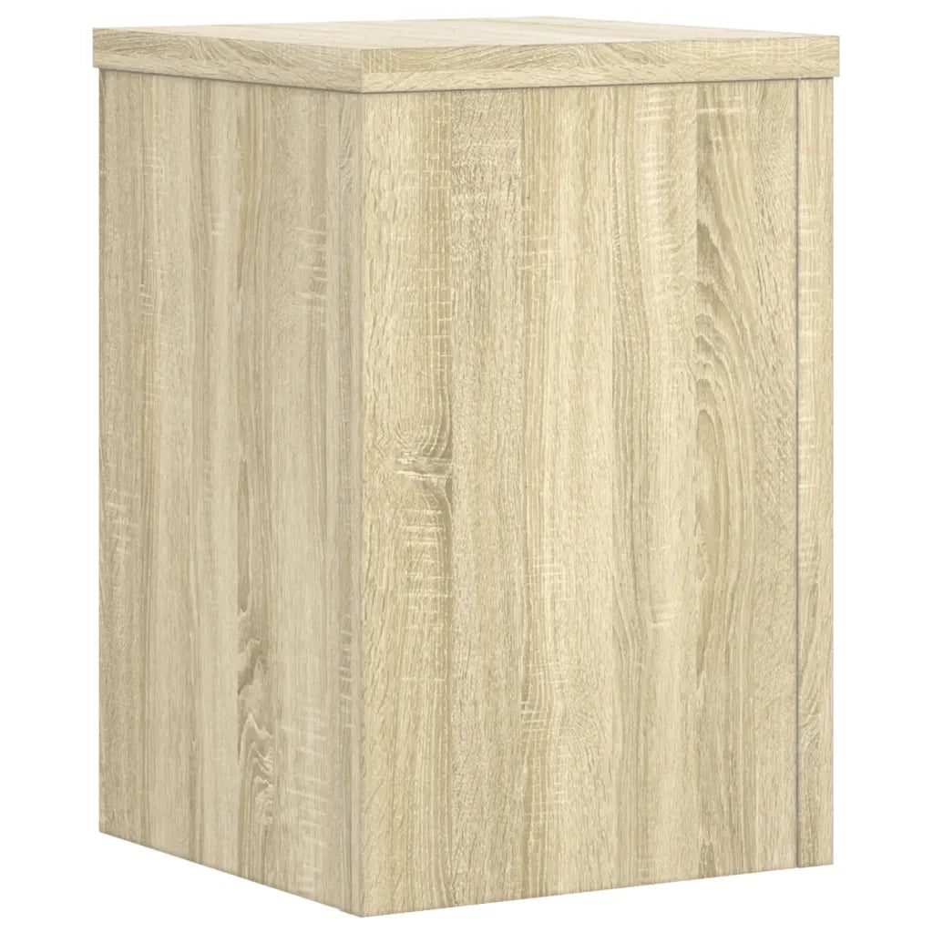Supporti per piante | Sostegno per piante 2 pz Rovere 25x25x35 cm in Multistrato