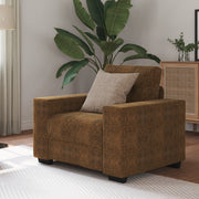 Poltrona  Marrone 59 cm in Pelle Sintetica