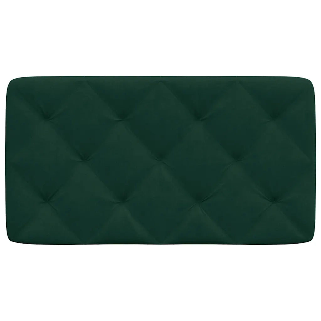 Cuscino Testiera Verde Scuro 90 cm in Velluto CFW3390904
