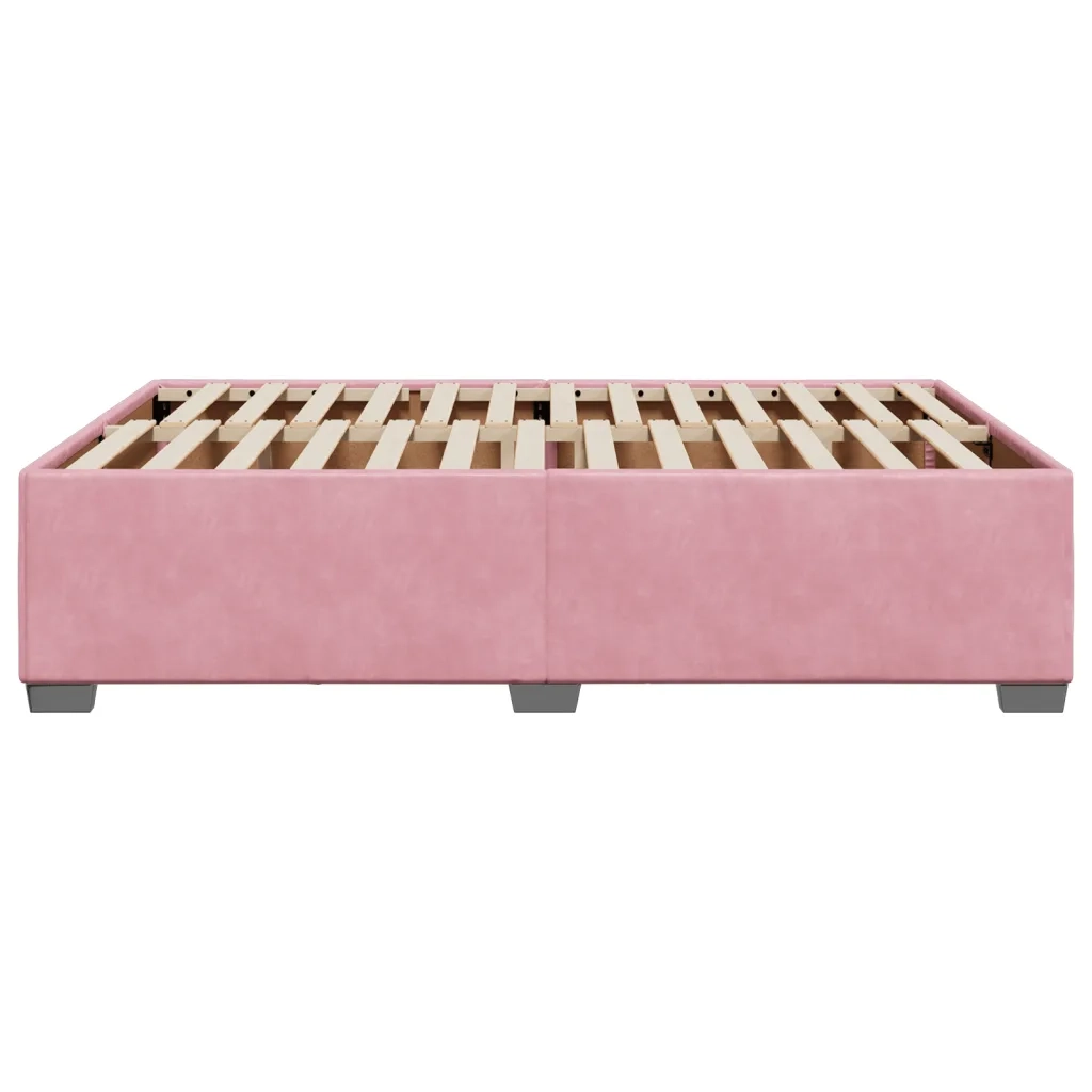 vidaXL Giroletto Rosa 140x200 cm in Velluto