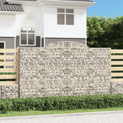 Cesti Gabbioni ad Arco 9 pz 300x50x180/200 cm Ferro Zincato 3146780