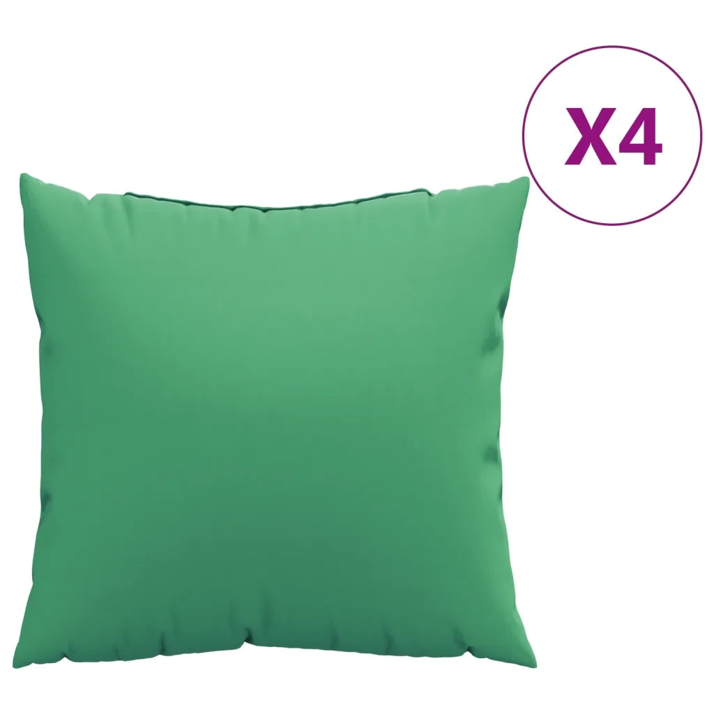 Cuscini per Divano 4 pz | Cuscini per sedie Verdi 60x60 cm in Tessuto
