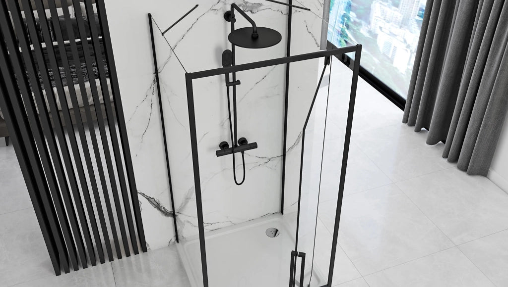 Cabina Doccia Ad Angolo Rapid Swing 100x90