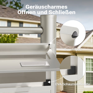 Cassetta postale condominiale autoportante 3 posti, acciaio inox, 1 modulo, 556 x 270 x 1200 mm