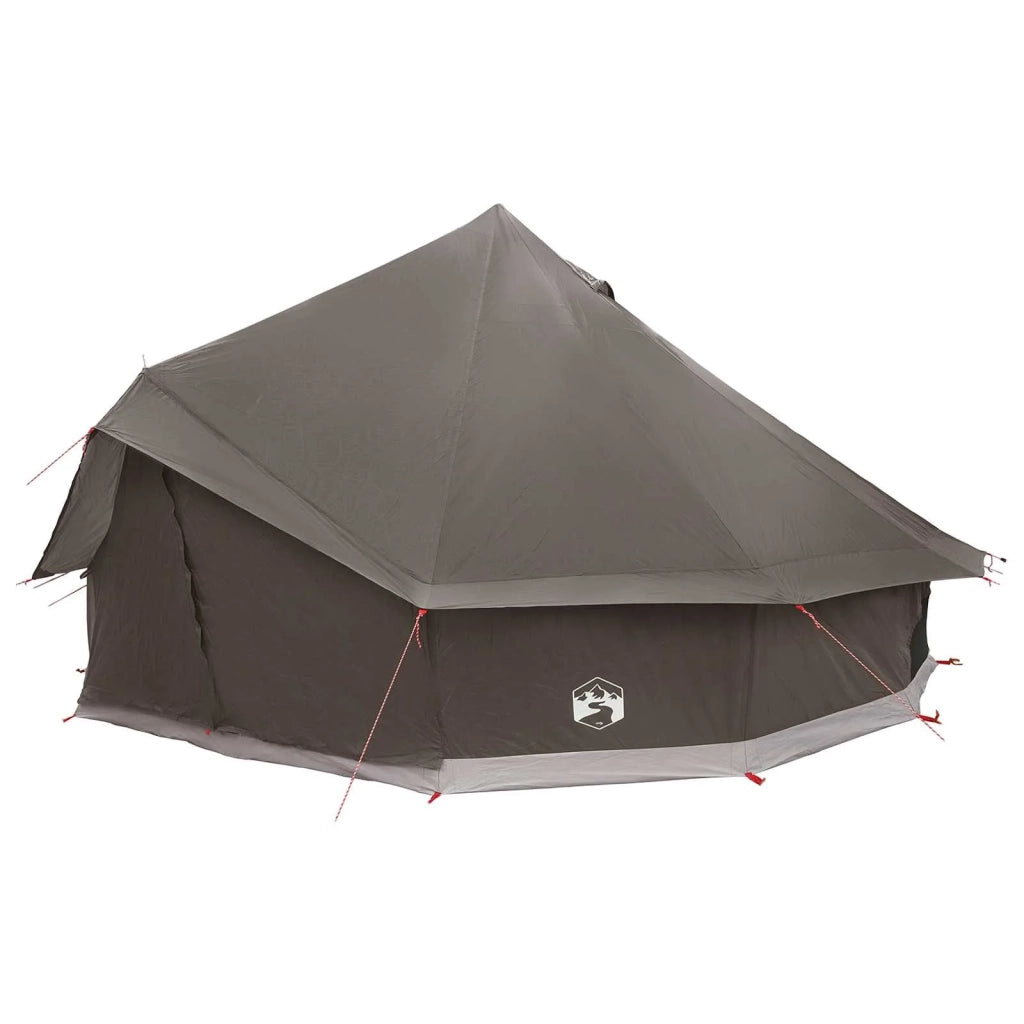 Tenda Tipi con tetto Marrone Grigio 500 x 500 x 300 cm 42029033
