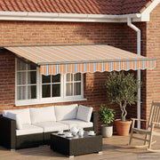Cornice per Tenda Manuale con LED 3,5 x 2,5 m