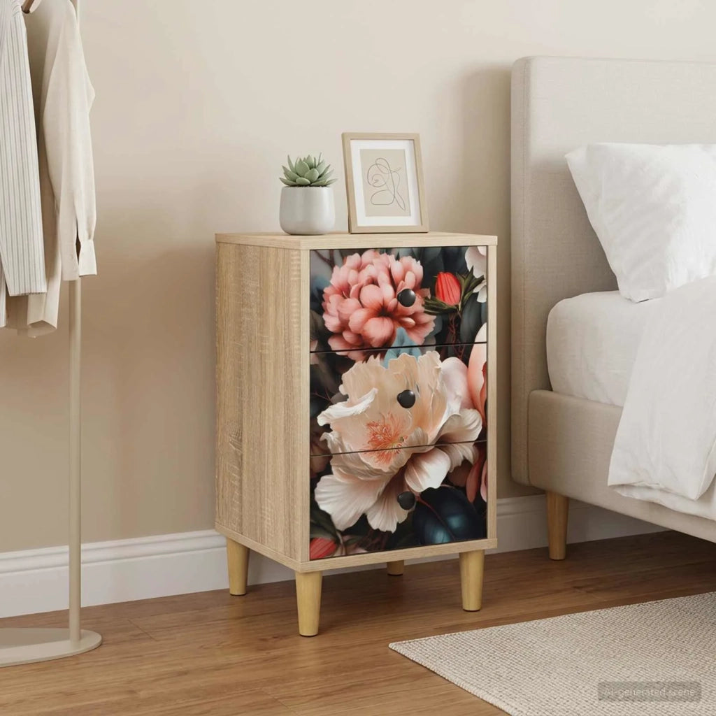 Armadio da Notte BORNE 2 pz Rovere Sonoma 36 x 33 x 60 cm 8007284