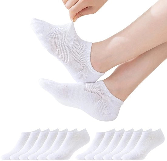 Sokke Ademend Katoen per Allenamento Donna - Antiscivolo e Supporto per Caviglia - Design Senza Nodo per Tendini - Sokke per Allenamento Sportivo
