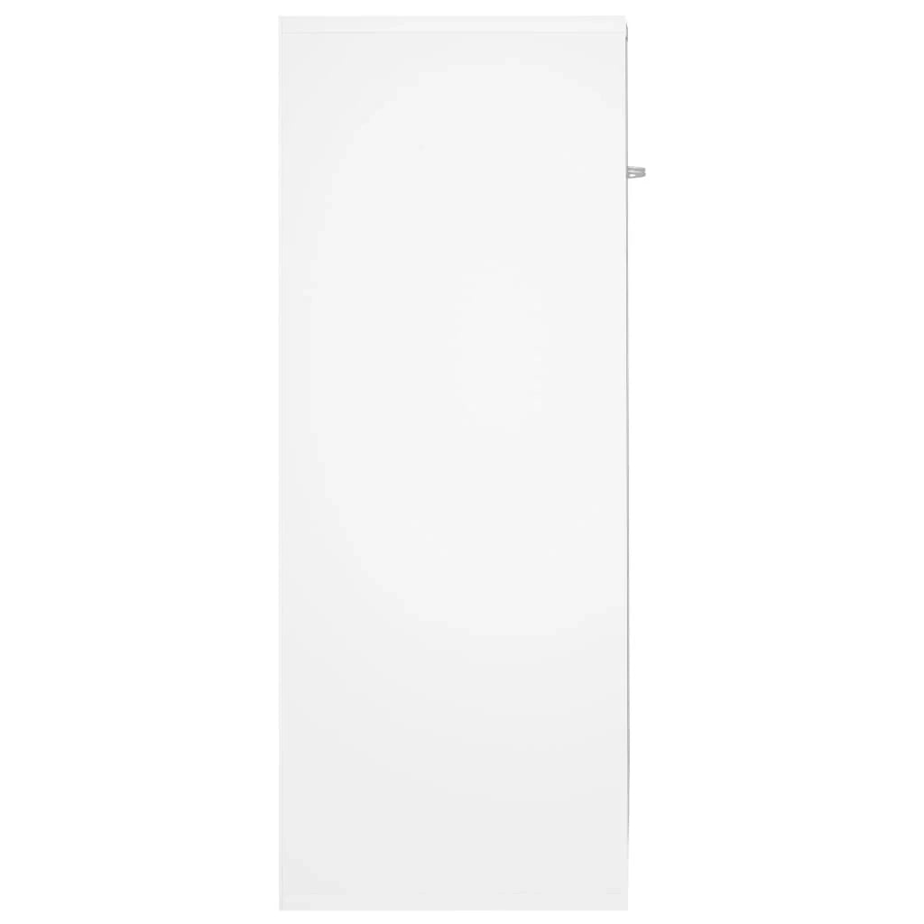 Buffet credenza cassettiera mobiletto mobile contenitore organizer per cucina soggiorno salotto 60 x 30 x 75 cm legno ingegnerizzato bianco 02_0030337