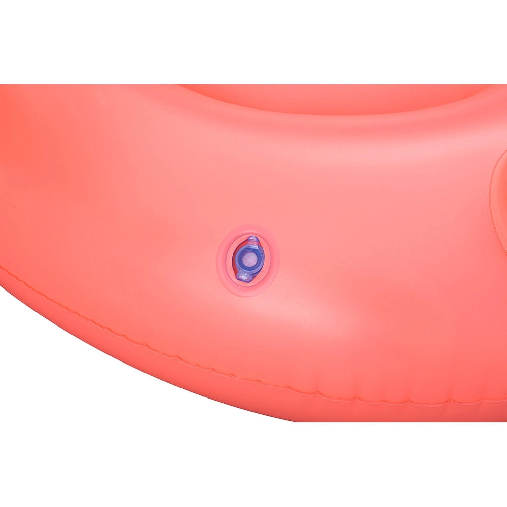 Trade Shop - Cavalcabile Gonfiabile Gioco Da Piscina A Forma Di Fenicottero 138x107cm 2 Maniglie 41525 -