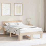 Struttura del letto Naturale 140 x 190 cm Pino massello 872572