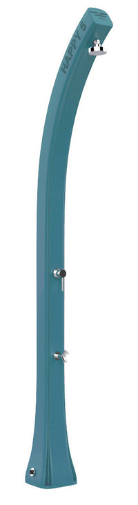 Doccia Solare da Giardino 28L Miscelatore e Lavapiedi Arkema Happy Five Blue Ocean
