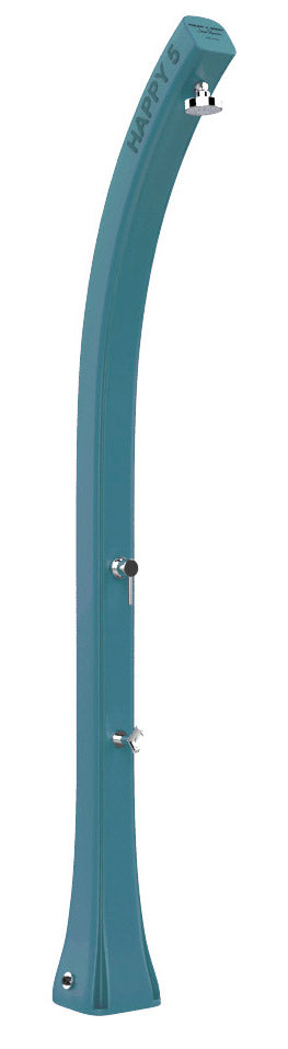 Doccia Solare da Giardino 28L Miscelatore e Lavapiedi Arkema Happy Five Blue Ocean