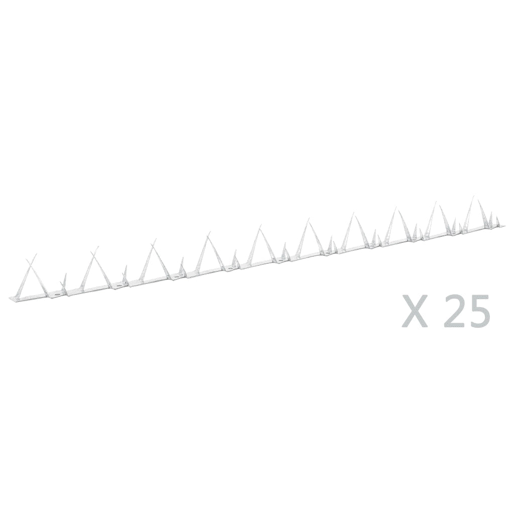 Spuntoni da Parete 25 pz in Acciaio 1 m CFW5009764