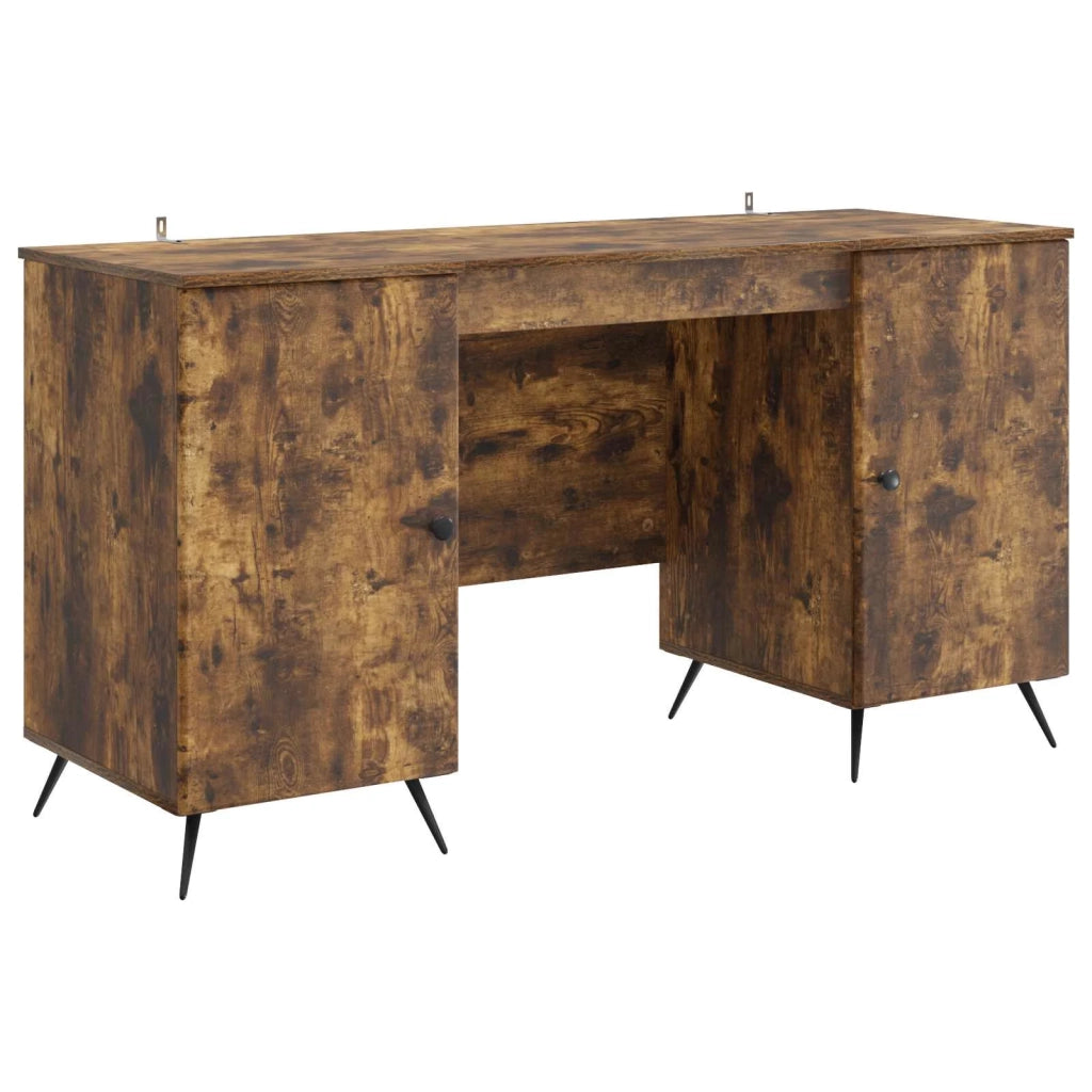 Scrivania Rovere Fumo 142,5 x 50 x 75 cm Legno ingegnerizzato 3414635