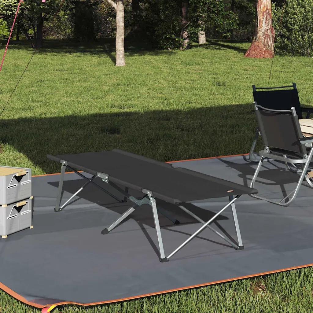 Letto da campeggio pieghevole Nero 194 x 62,5 x 42,5 cm CFW6736358