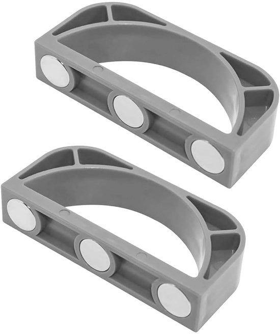 Set di 2 Sostegni Magnetici per Blocchi di Ghiaccio per Casa e Bar