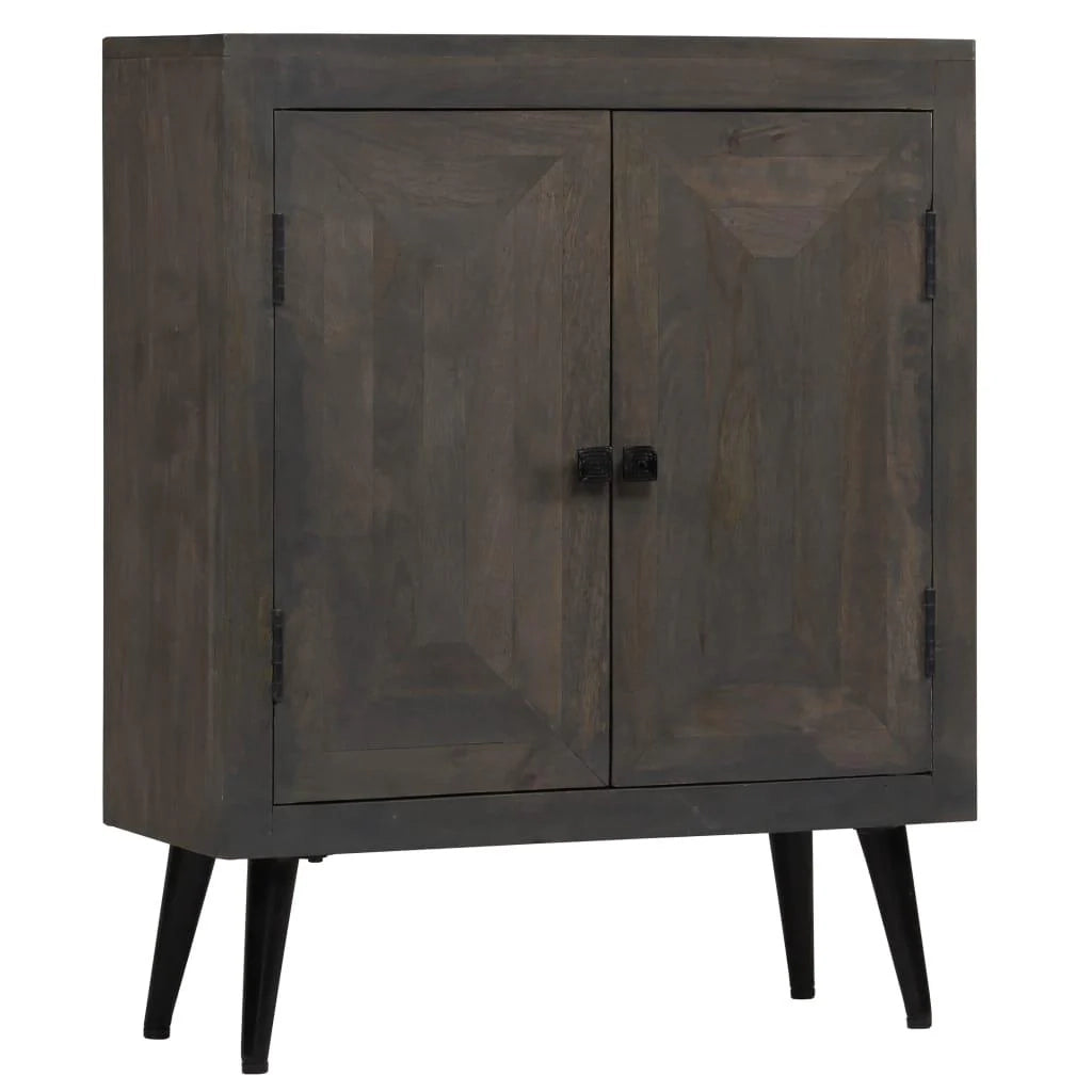 Buffet credenza mobiletto consolle mobile contenitore legno massello di mango 76 cm 4402212