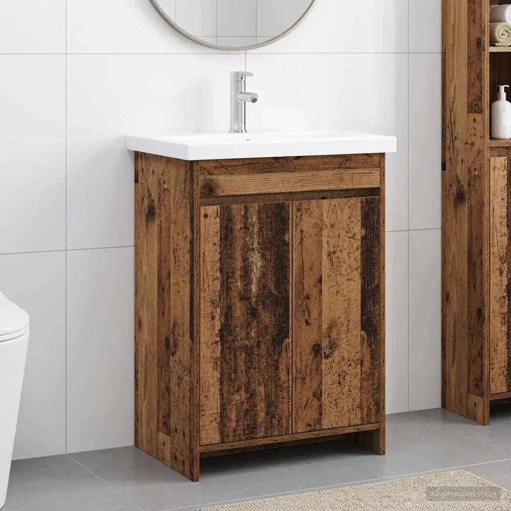 Set di mobili per il bagno Legno antico 81 x 40 x 84,5 cm 3404288