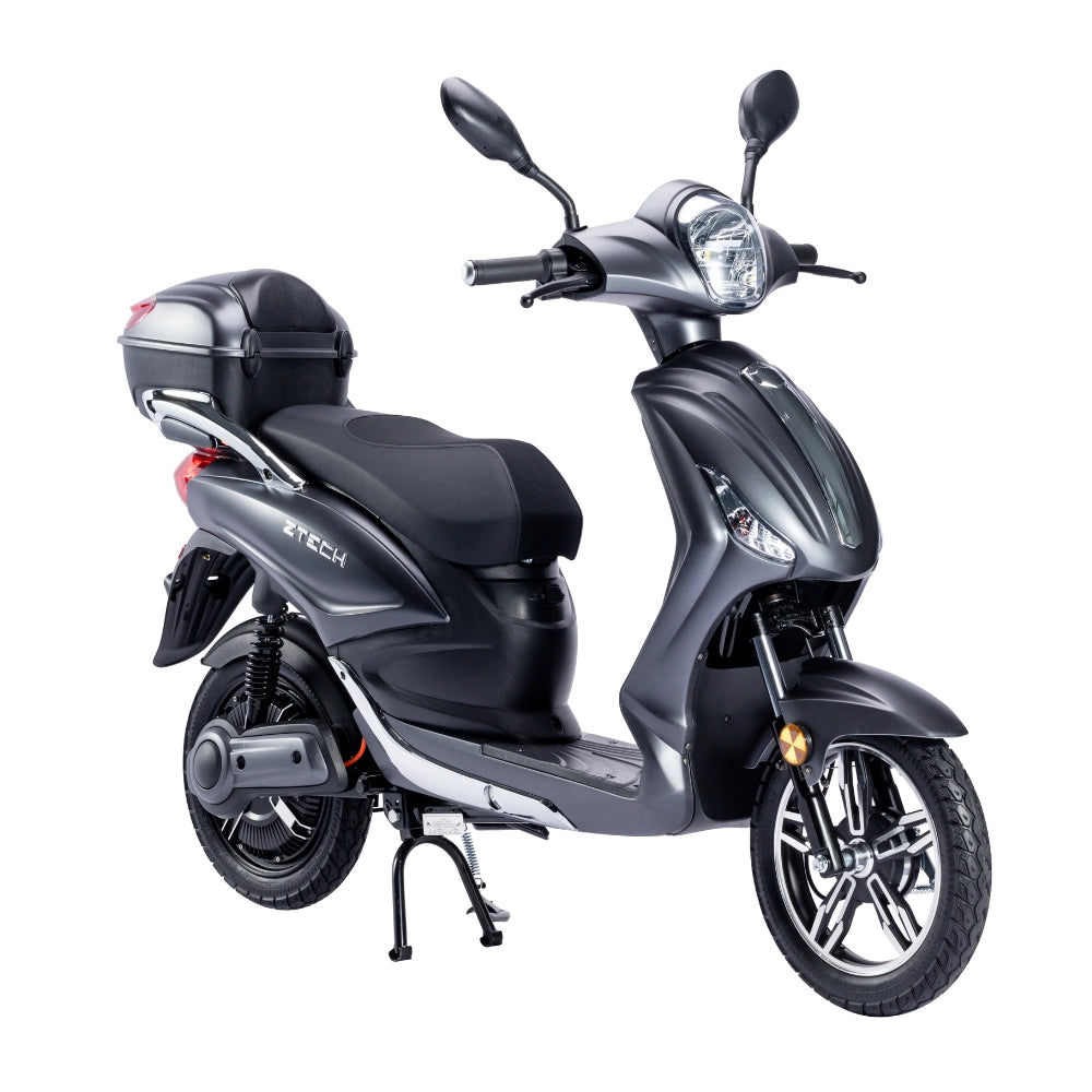 Bicicletta Elettrica Scooter Z-TECH ZT-09-TC 500W 20Ah 48V Batteria Piombo-Nero Opaco Matt