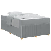 Letto matrimoniale | Letto per adulti | Struttura del letto Grigio chiaro 120 x 200 cm Tessuto