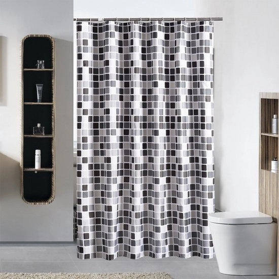 Douchegordijn Schimmelwerend e Acquafondabile - 200 x 200 cm