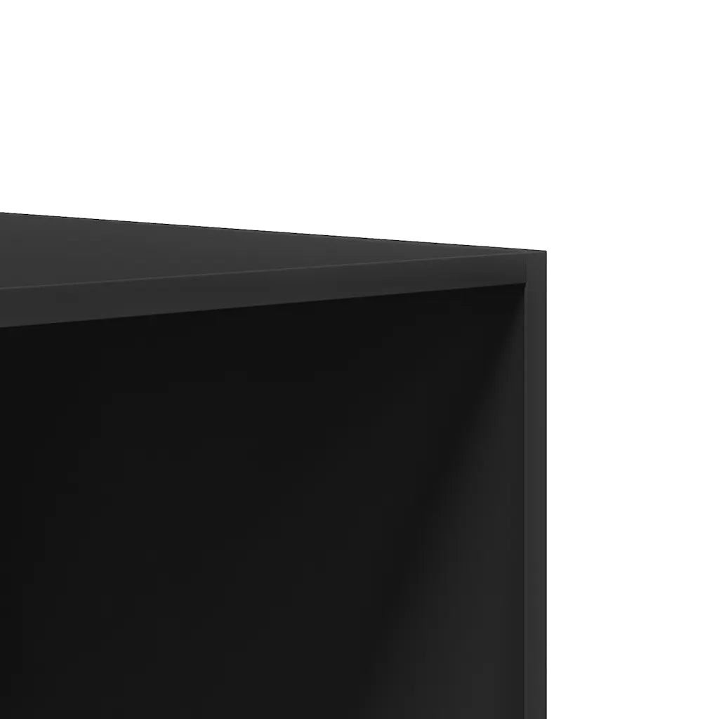Armadio con Cassetti Nero 50x50x200 cm in Legno Multistrato CFW9598009
