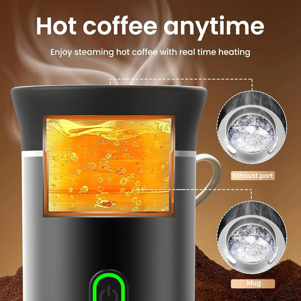 Trade Shop - Macchina Per Caffè Espresso Capsule Elettrica Portatile 3in1 Ricaricabile Ufficio Viaggi -