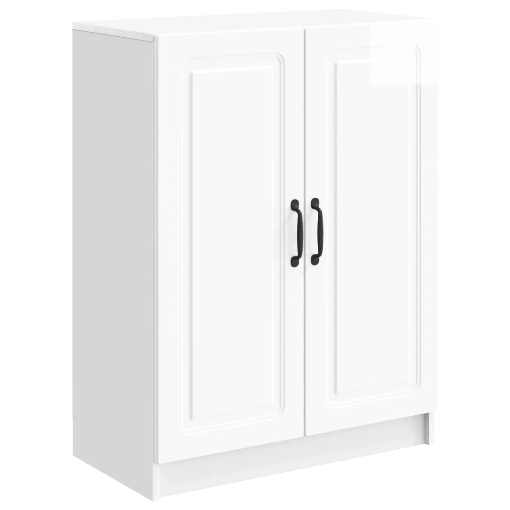 Credenza Bianco Lucido 66 x 34,5 x 87 cm Legno ingegnerizzato 895739