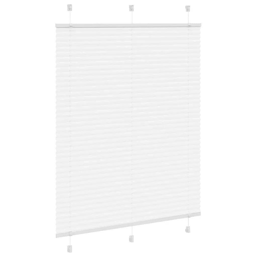 Tenda Plissettata Bianca 105x150 cm Larghezza Tessuto 104,4 cm 4015501