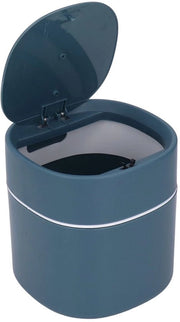 Mini Contenitore per Rifiuti - Basso Consumo - Ideale per Piccole Aree di Lavoro - Blu - Compattabile e Pratico - Sostenibile e Ecologico