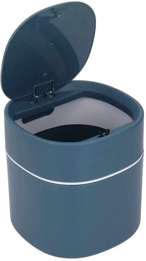 Mini Contenitore per Rifiuti - Basso Consumo - Ideale per Piccole Aree di Lavoro - Blu - Compattabile e Pratico - Sostenibile e Ecologico