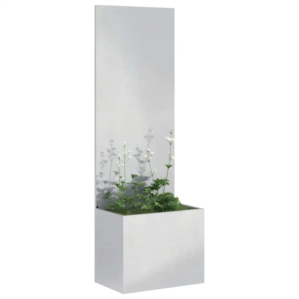 Schermo per privacy in giardino Argento 50 x 32 x 150 cm CFW2039127