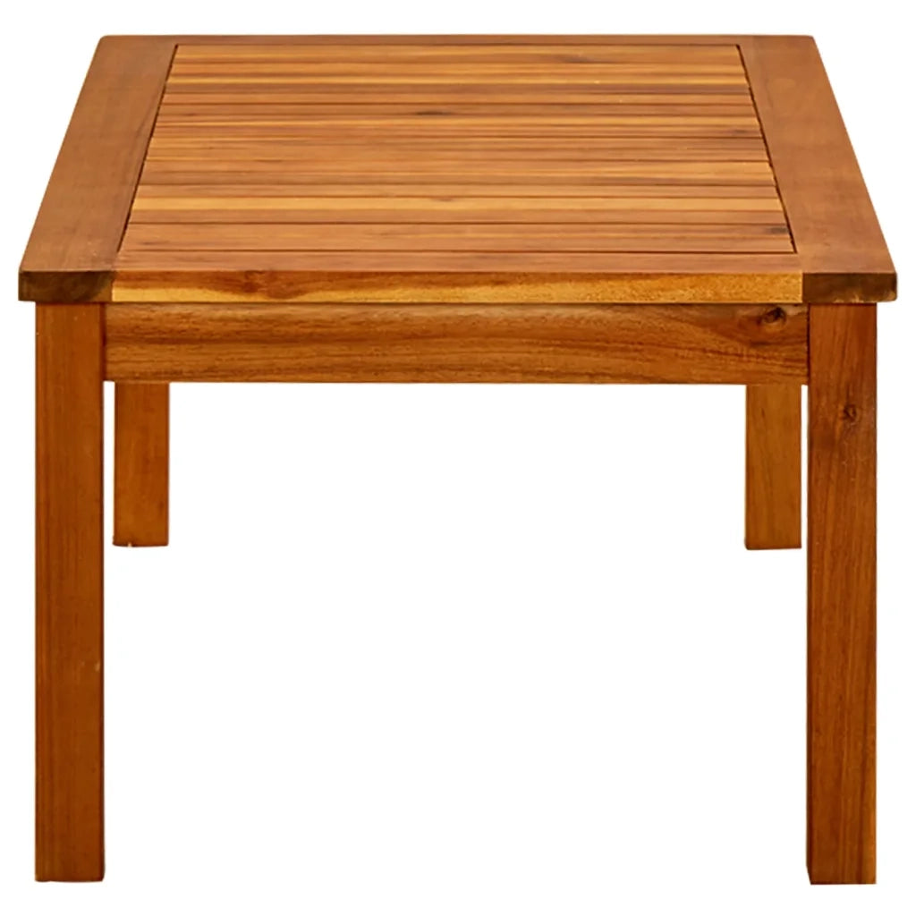 Tavolino da Giardino 90x50x36 cm in Legno Massello di Acacia cod mxl 34449