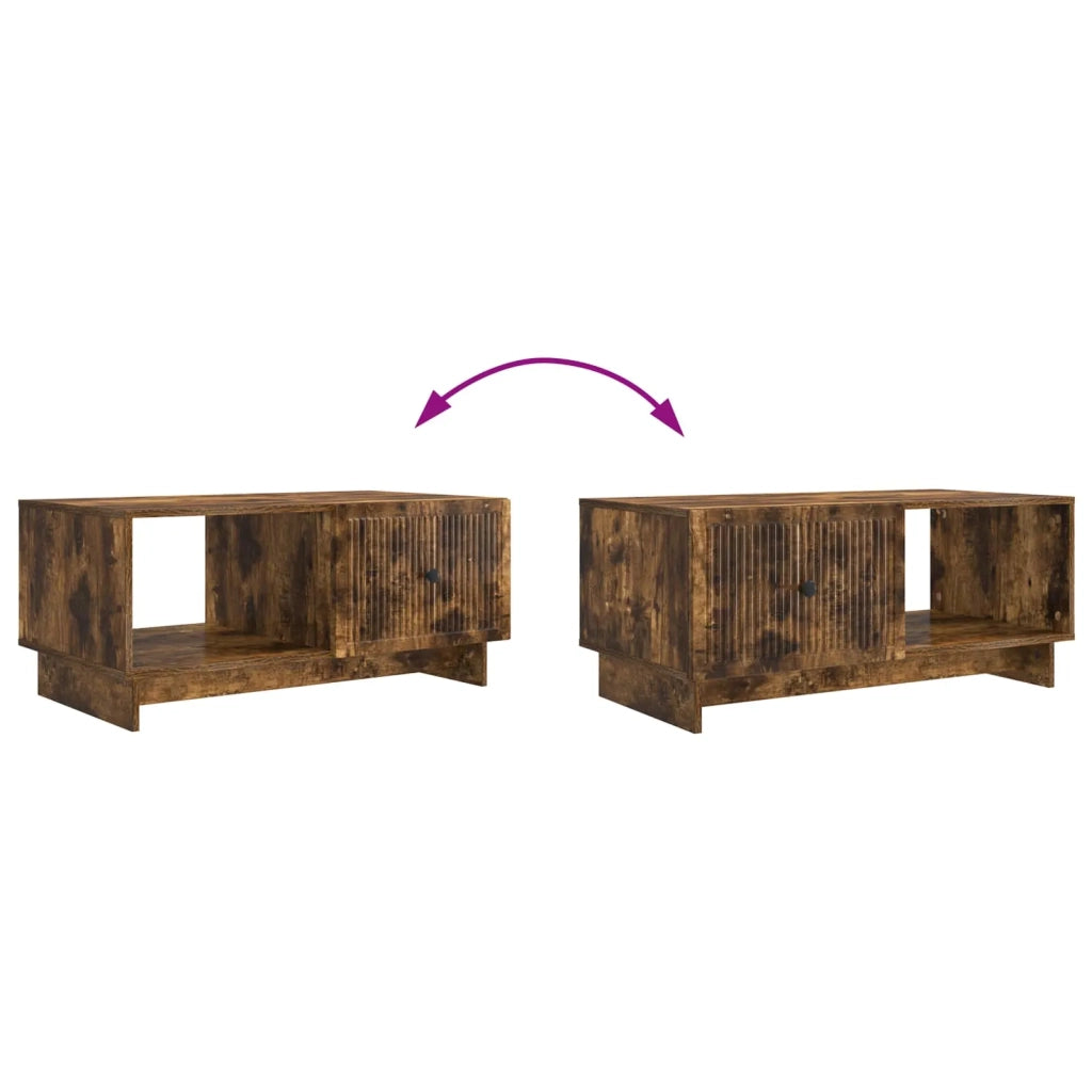 Tavolino da salotto Rovere Fumo 90 x 50 x 40 cm 894040
