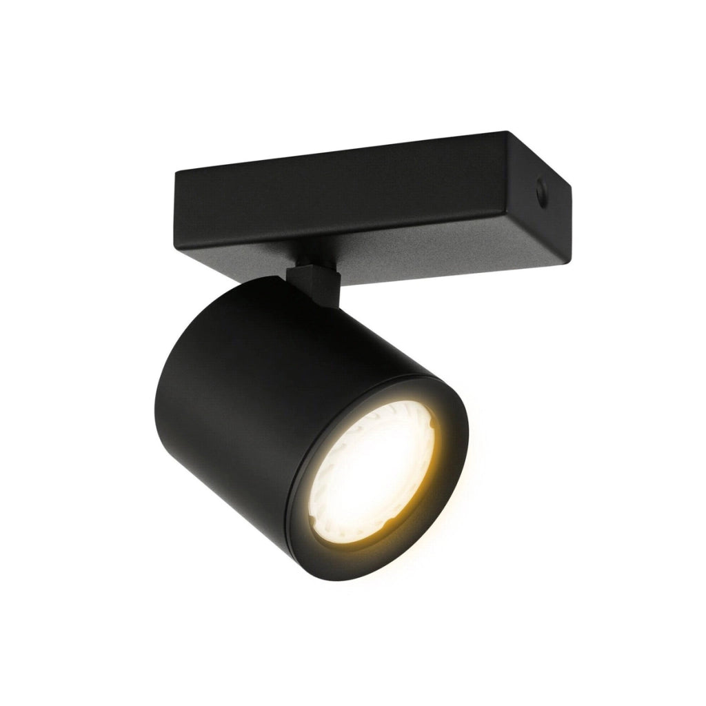 Faretto soffitto moderno nero orientabile GU10 35W Karlota