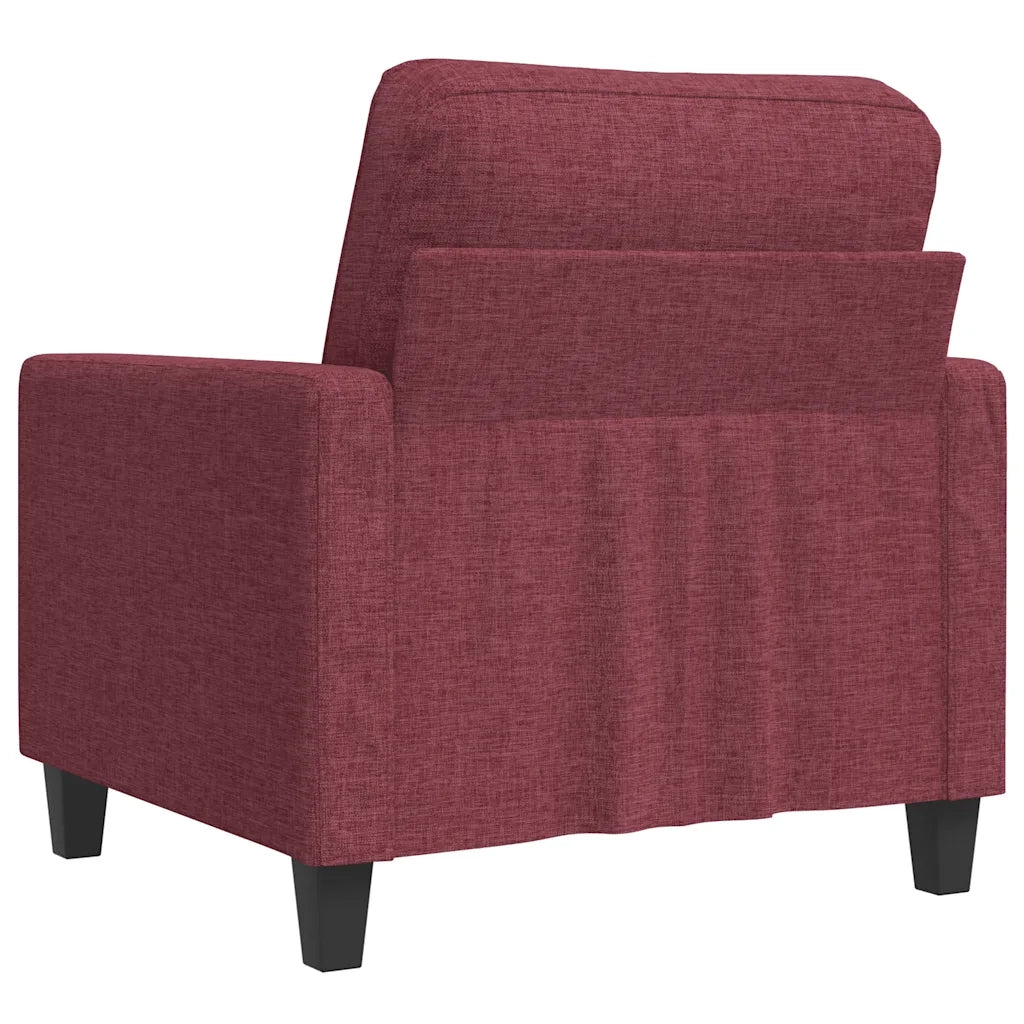 Divano Sedia-Poltrona Rosso Vino 60 cm in Tessuto 945692