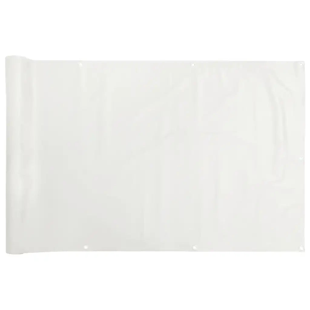 Schermo da balcone | Paravento da Balcone Bianco 700x120 cm in PVC