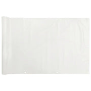 Schermo da balcone | Paravento da Balcone Bianco 700x120 cm in PVC