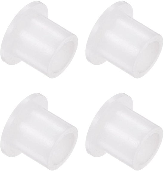 Flessi nylon per alberi - 4 pezzi | 10 mm x 14 mm x 14,6 mm | Bocchette in plastica per alberi | Bianco