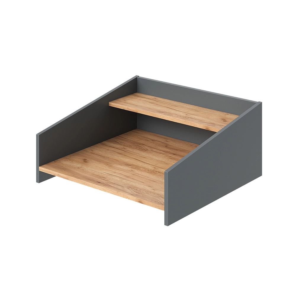 Sopralzo a scaffale Viktor Rovere dorato/Antracite 65.6 x 30 cm Vicco