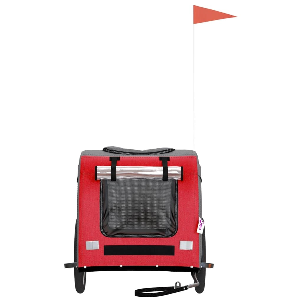Rimorchio/carrello per animali domestici rosso 02_0044356