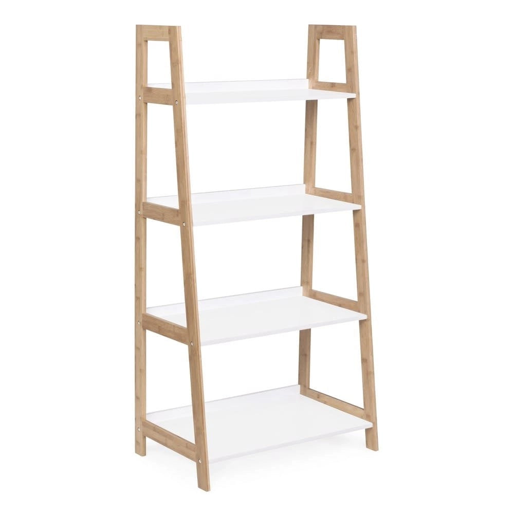 Libreria Legno Marrone Moderna da Interno 4 Piani - HUDSON