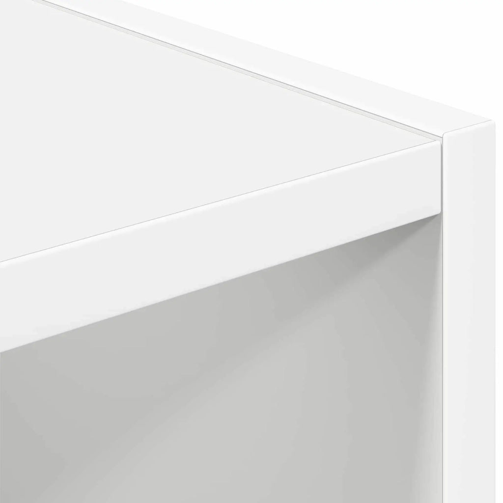 Comodino 2 pcs Bianco 35 x 32 x 68,5 cm Legno multistrato