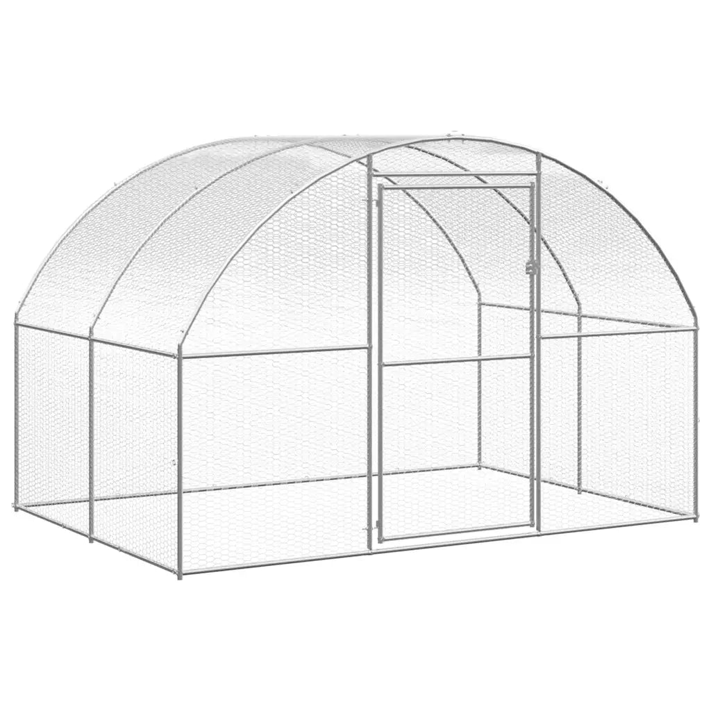 Pollaio per Esterni 3x4x2 m in Acciaio Zincato CFW9753163