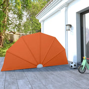 Tenda Laterale per Terrazza Pieghevole-Tenda parasole per balcone Terracotta 160 cm