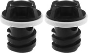 Due Plug Afvoer - Materiale ABS Durevole - Dimensioni Compresse 3,9x4,65x2,78cm - Progetto Aggiornato - Aria Inerte - Plug di Raffreddamento