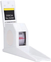 Misuratore di altezza 200 cm - Rilevatore di altezza per interni - Rilevatore di altezza retrattile - Installazione a parete - Precisione 1 mm - Adatto per uso domestico